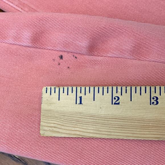 Spanx Jean-ish Legging Womens Coral Pink SMALL Pull On Pants Ankle Stretch FLAWS - Picture 4 of 14